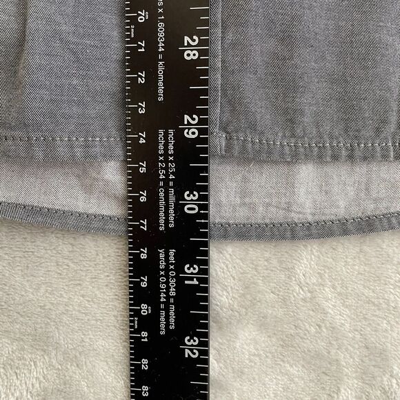 Rock&Republic Shirt Mens‎ XXL Blue Grey Color Block Roll Tab Western Biker Party - Picture 12 of 12